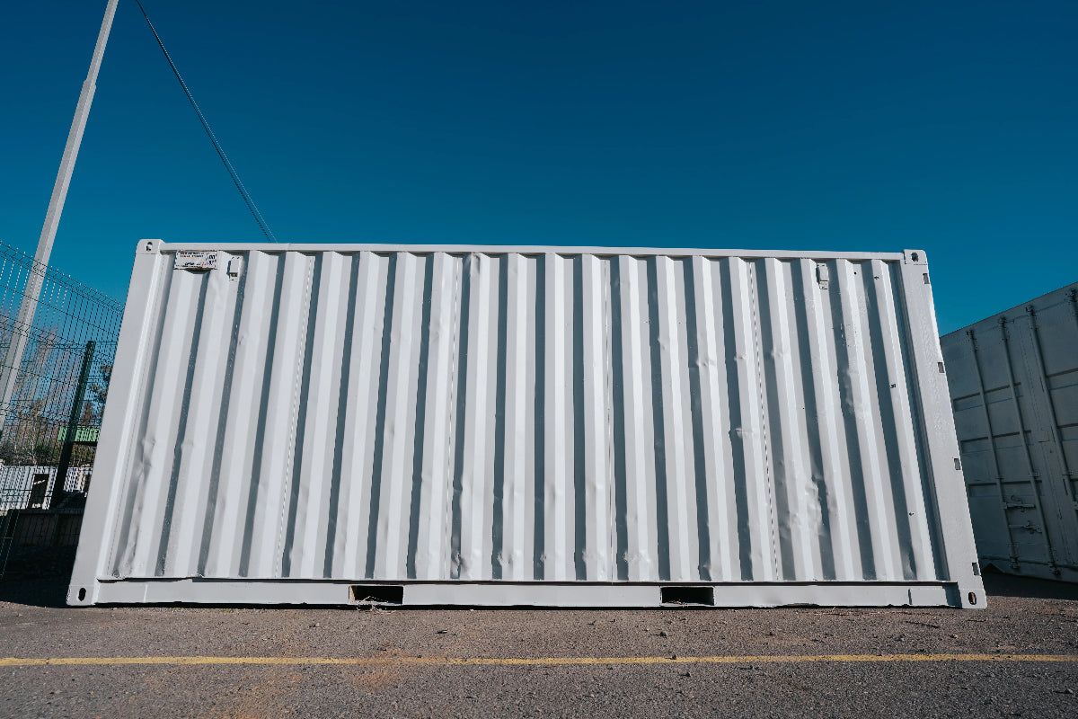 container bodega de 20 pies de frente